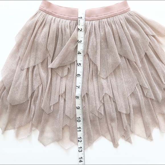 Pink 3-Layer Mesh Shirt w/ Asymmetric Hem 3T - Picture 4 of 7